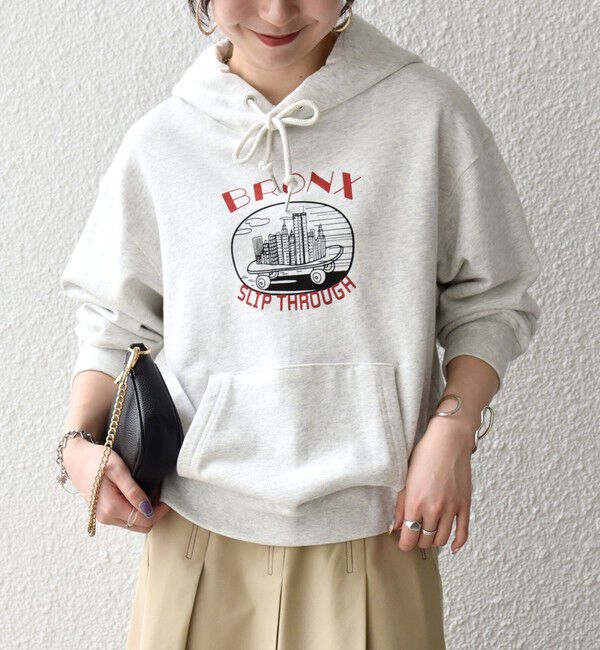SHIPS any「《予約》【SHIPS any別注】THE KNiTS:〈洗濯機可能〉ロゴプリント フーディー 26AW」|パーカー|