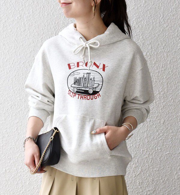 SHIPS any「《予約》【SHIPS any別注】THE KNiTS:〈洗濯機可能〉ロゴプリント フーディー 26AW」|パーカー|