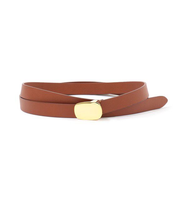 TOMORROWLAND GOODS「【別注】Anderson's&times;TOMORROWLAND LONG BELT GOLD BUCKLE」|ベルト|45 キャメル