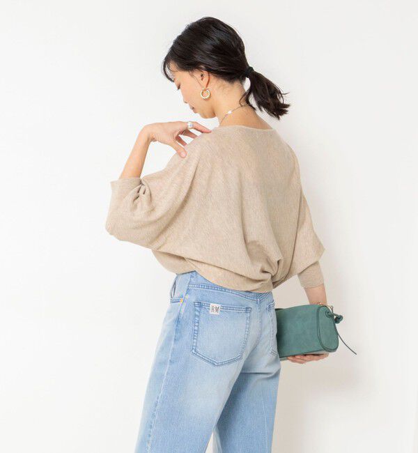 NOLLEY'S sophi「【一部WEB限定カラーアイテム】ドレープドルマンプルオーバー」|ニット・セーター|