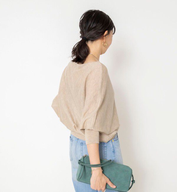 NOLLEY'S sophi「【一部WEB限定カラーアイテム】ドレープドルマンプルオーバー」|ニット・セーター|