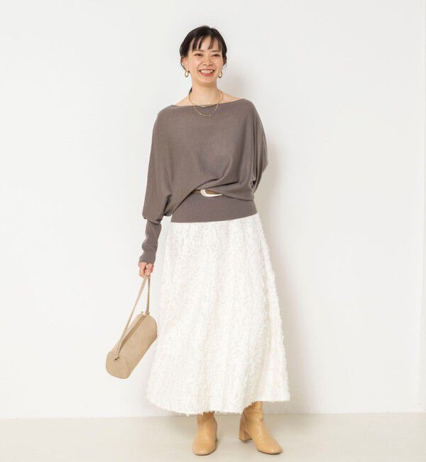 NOLLEY'S sophi「【一部WEB限定カラーアイテム】ドレープドルマンプルオーバー」|ニット・セーター|
