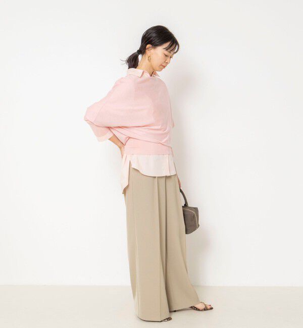 NOLLEY'S sophi「【一部WEB限定カラーアイテム】ドレープドルマンプルオーバー」|ニット・セーター|