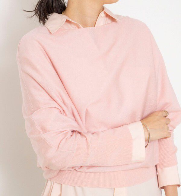 NOLLEY'S sophi「【一部WEB限定カラーアイテム】ドレープドルマンプルオーバー」|ニット・セーター|