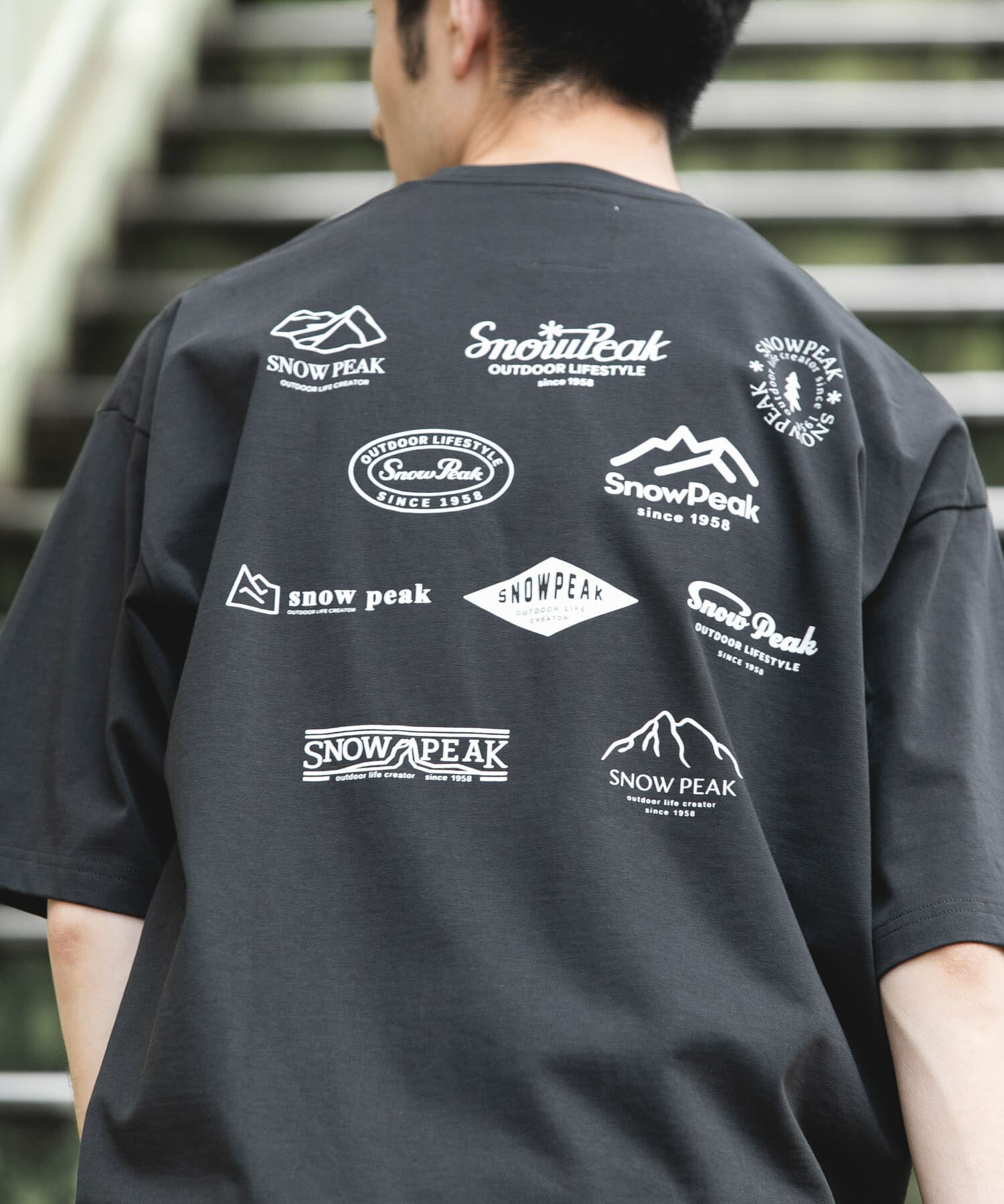 URBAN RESEARCH DOORS「『別注』Snow Peak Apparel&times;DOORS　PROTOARCHIVEPRINT T-SHIRTS」|Tシャツ・カットソー|