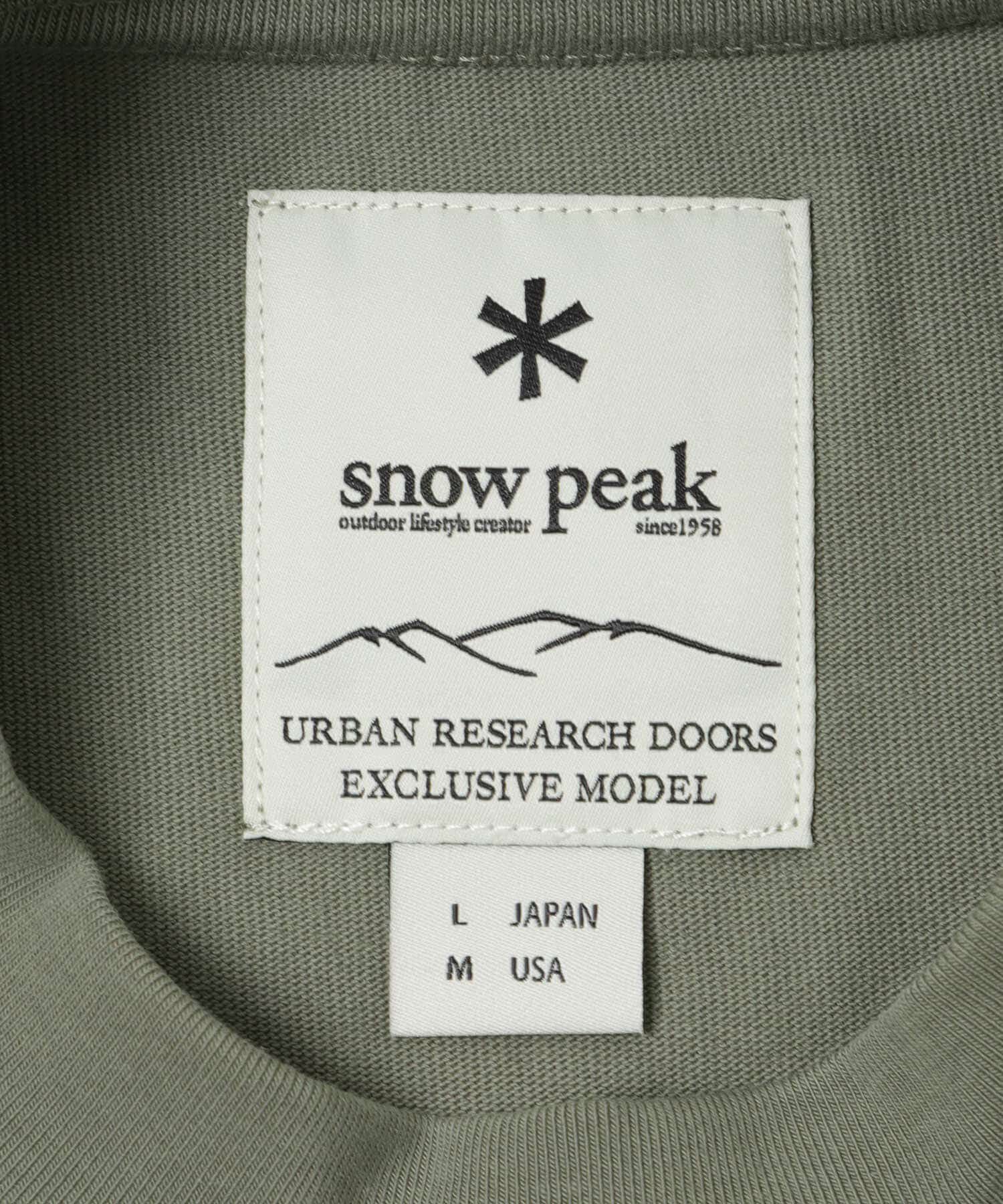 URBAN RESEARCH DOORS「『別注』Snow Peak Apparel&times;DOORS　PROTOARCHIVEPRINT T-SHIRTS」|Tシャツ・カットソー|