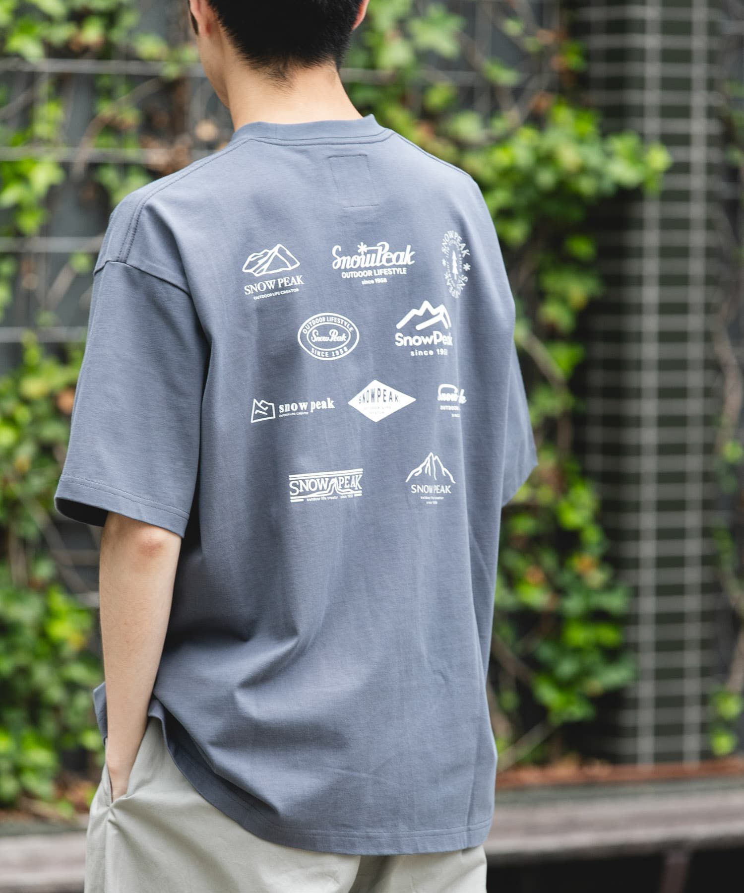 URBAN RESEARCH DOORS「『別注』Snow Peak Apparel&times;DOORS　PROTOARCHIVEPRINT T-SHIRTS」|Tシャツ・カットソー|