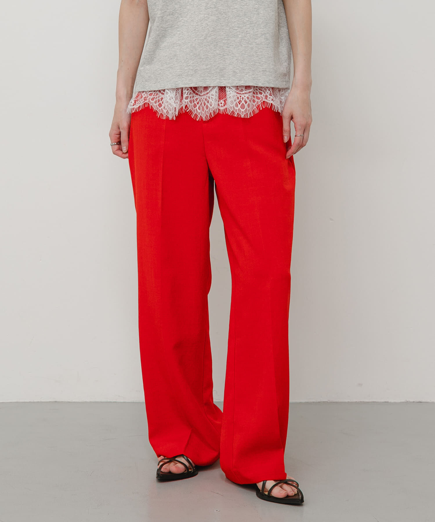 SENSE OF PLACE by URBAN RESEARCH「『一部WEB限定』『UR TECH DRYLUXE』リネンライクワイドパンツ」|その他|