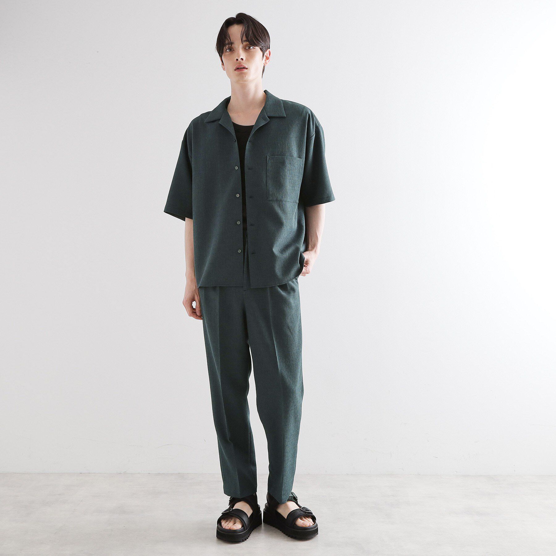 tk.TAKEO KIKUCHI「◆【セットアップ対応】テッククレープシャツ」|シャツ・ブラウス|
