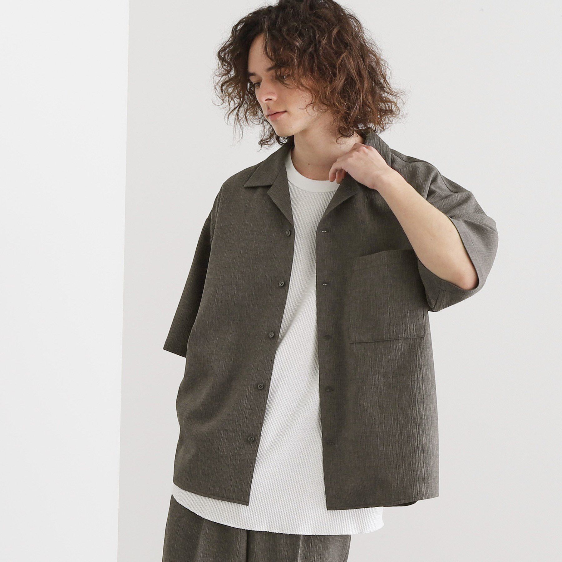 tk.TAKEO KIKUCHI「◆【セットアップ対応】テッククレープシャツ」|シャツ・ブラウス|