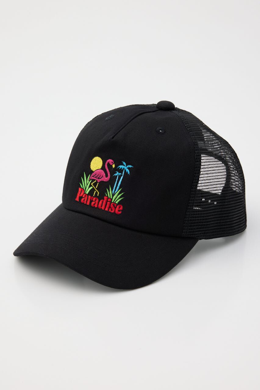 RODEO CROWNS「フラミンゴメッシュCAP」|その他|BLK