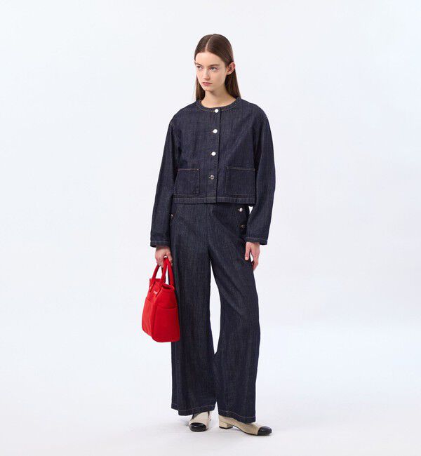 MACKINTOSH PHILOSOPHY「コットンリネンデニムマリンパンツ」|デニム|