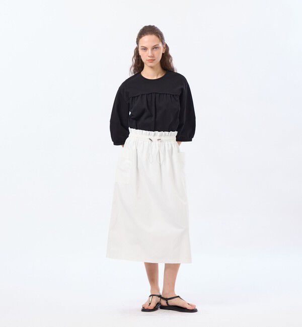 MACKINTOSH PHILOSOPHY「フロントギャザージャージブラウス」|Tシャツ・カットソー|