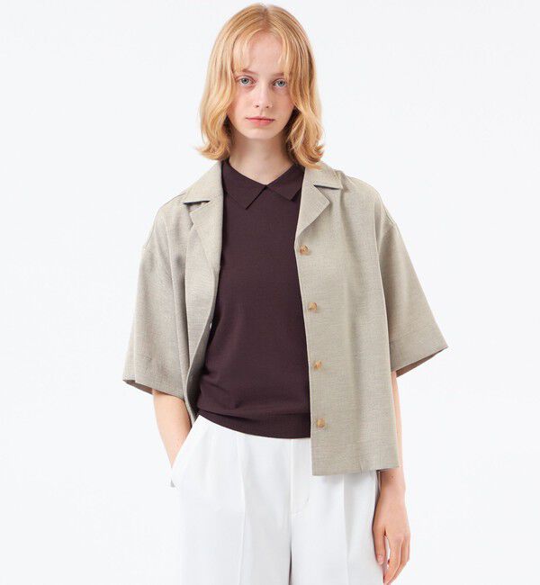 MACKINTOSH PHILOSOPHY「【WEB&一部店舗限定】ドライタッチオックスシャツ」|シャツ・ブラウス|ベージュ