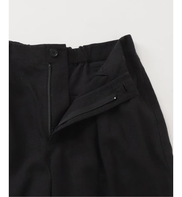 Spick and Span「ハイブリッドラミー1タックワイドパンツ」|スラックス|