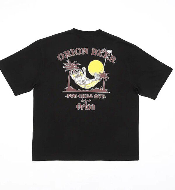 FREDY MAC「【ORION &times; Duckster】オリオンビールコラボTEE ハンモックTEE」|Tシャツ・カットソー|ブラック