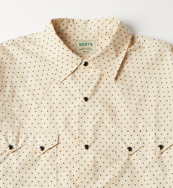  「【KOOKY'N】SCORPION DOT LSシャツ」|シャツ・ブラウス|
