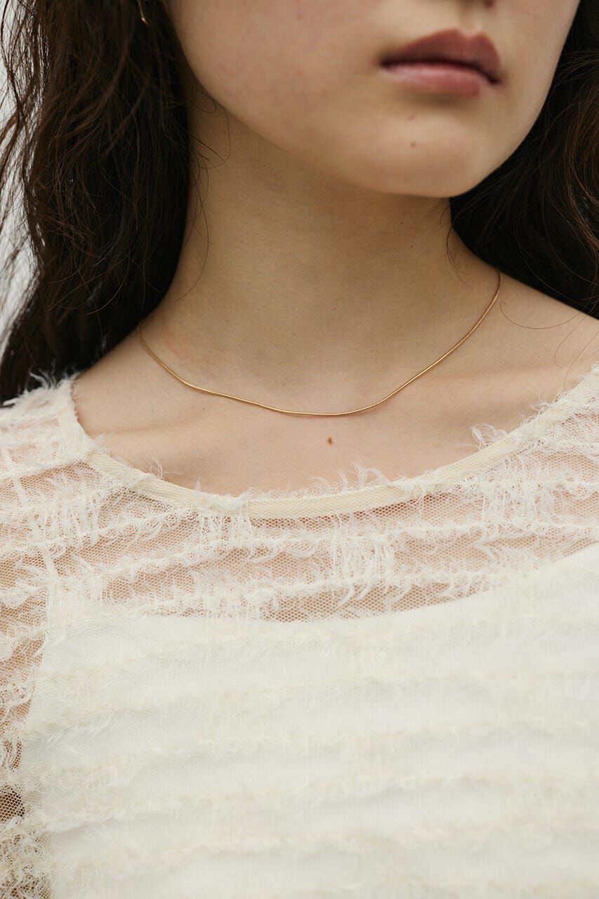 STYLEMIXER「スネークチェーンネックレス」|ネックレス|GLD