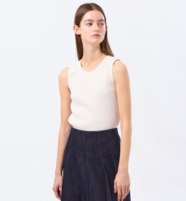 MACKINTOSH PHILOSOPHY「Uネックタンクトップ」|Tシャツ・カットソー|ベージュ