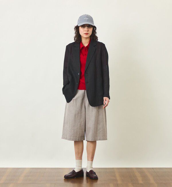 MACKINTOSH PHILOSOPHY「GREY LABEL リネンコットンヘリンボンハーフパンツ」|その他|