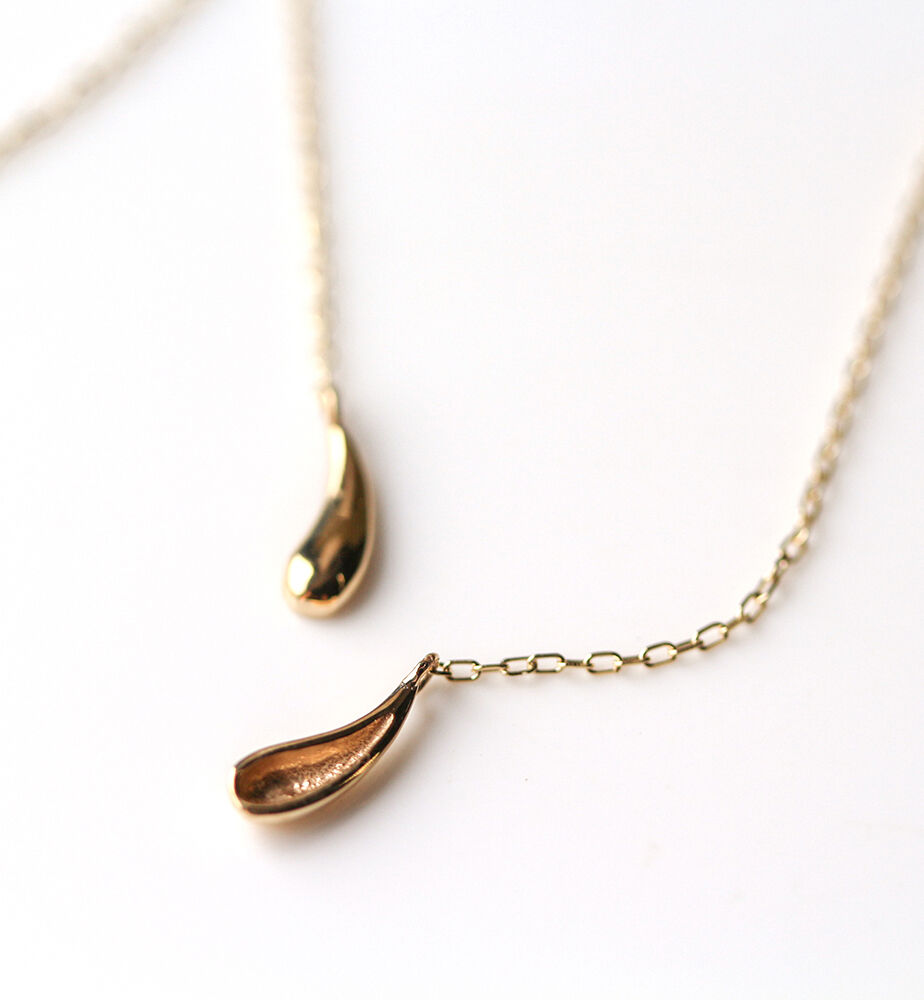  「ゴールド モチーフ ロング ピアス | K10YG」|ピアス|