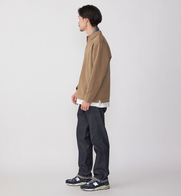 SHIPS「SHIPS:〈手洗い可能〉14ゲージ TEXBRID(R) ミラノリブ スキッパー ポロシャツ」|Tシャツ・カットソー|