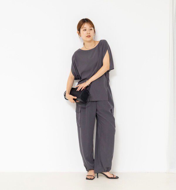 NOLLEY'S「《セットアップ対応》ウォッシャブルサンドウォッシュカーゴパンツ」|カーゴ|