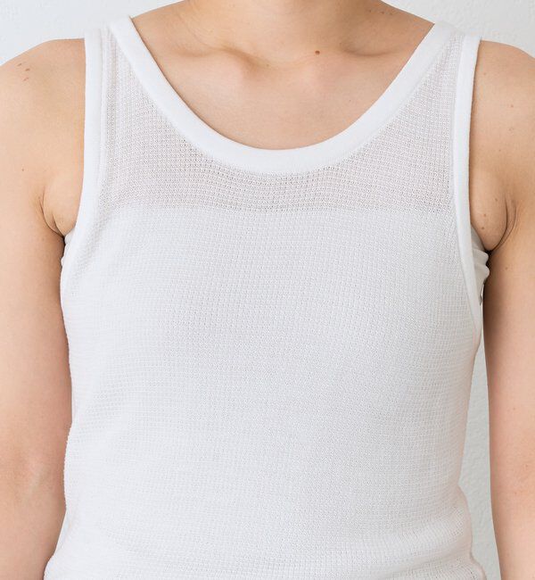  「予約【A・MONN】【セット着用可】tank KNIT」|ニット・セーター|