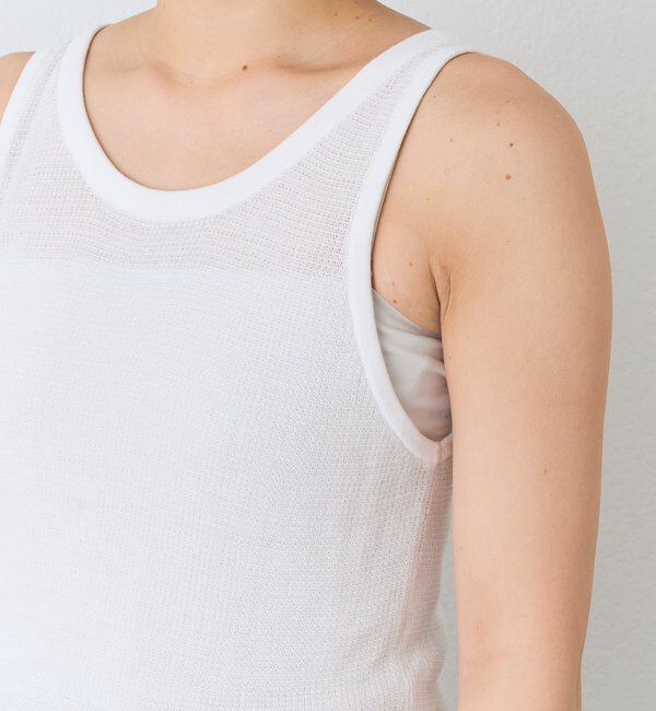  「予約【A・MONN】【セット着用可】tank KNIT」|ニット・セーター|