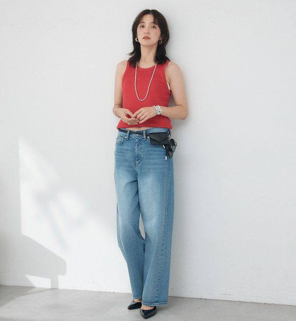  「予約【A・MONN】【セット着用可】tank KNIT」|ニット・セーター|