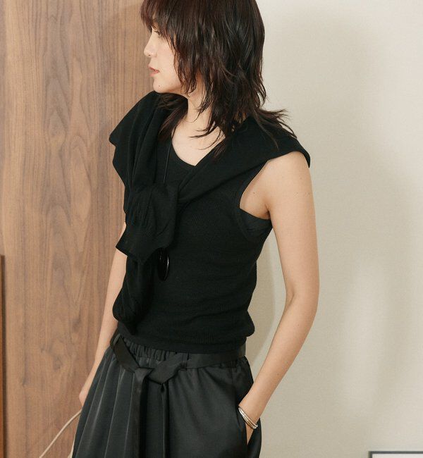  「予約【A・MONN】【セット着用可】tank KNIT」|ニット・セーター|