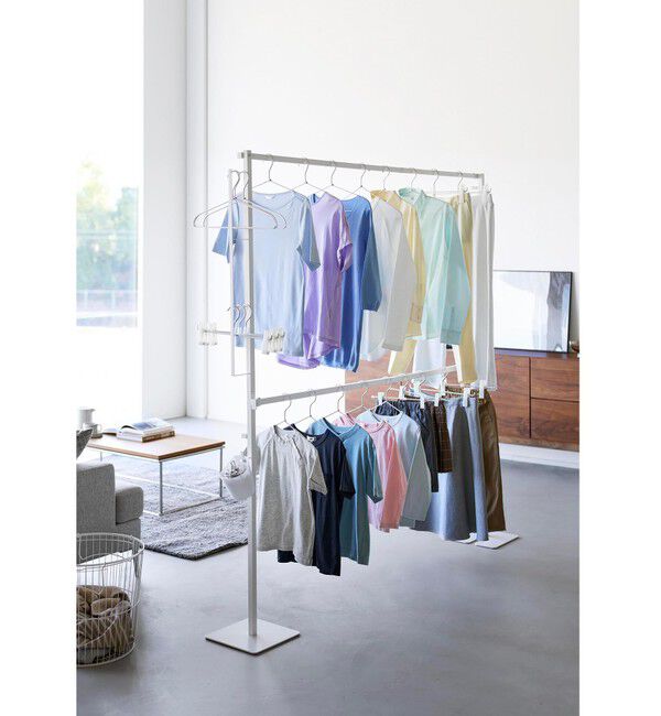 Style for Living「＜tower＞折り畳み室内物干し 2段」|その他|