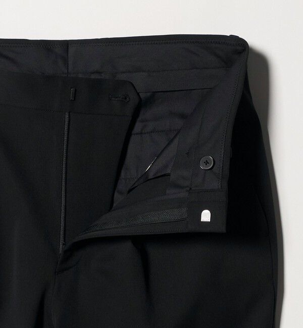 BEAUTY&YOUTH UNITED ARROWS「アルガン トロ 1プリーツ テーパード スラックス NO.7 ストレッチ」|チノ|
