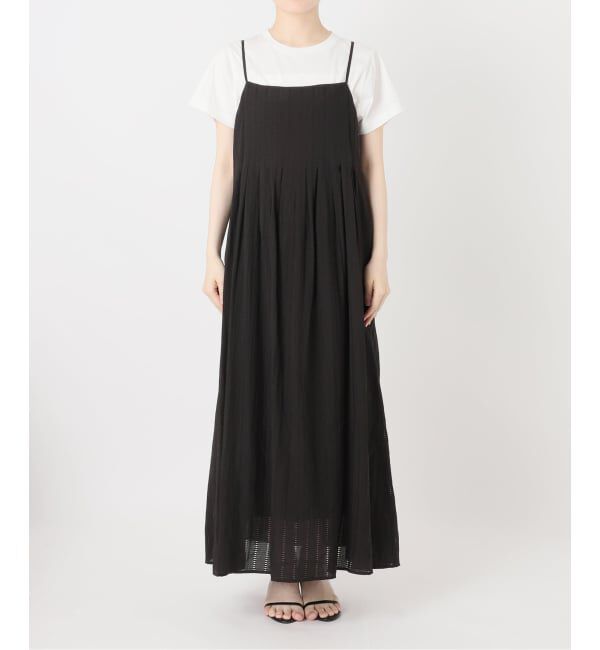 Spick and Span「ストライプタックキャミワンピース」|ワンピース|