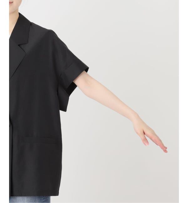 Spick and Span「ライトクロスハーフスリーブジャケット」|テーラードジャケット|