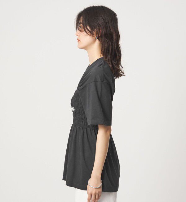 UNITED ARROWS green label relaxing「【別注】＜Various Timeless Arts＞シャーリング プリント Tシャツ」|Tシャツ・カットソー|