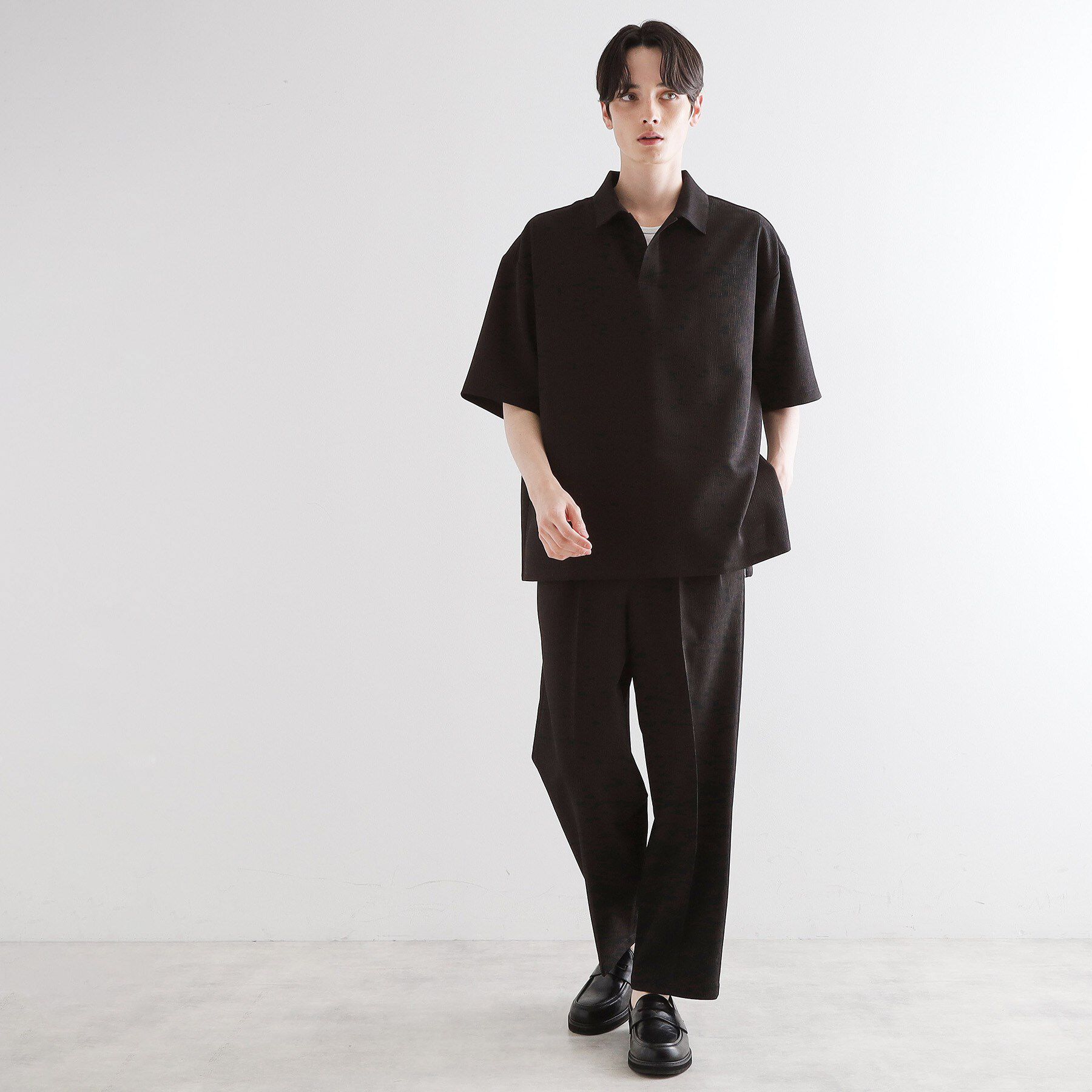 tk.TAKEO KIKUCHI「◆【セットアップ対応】テッククレープスキッパーシャツ」|シャツ・ブラウス|