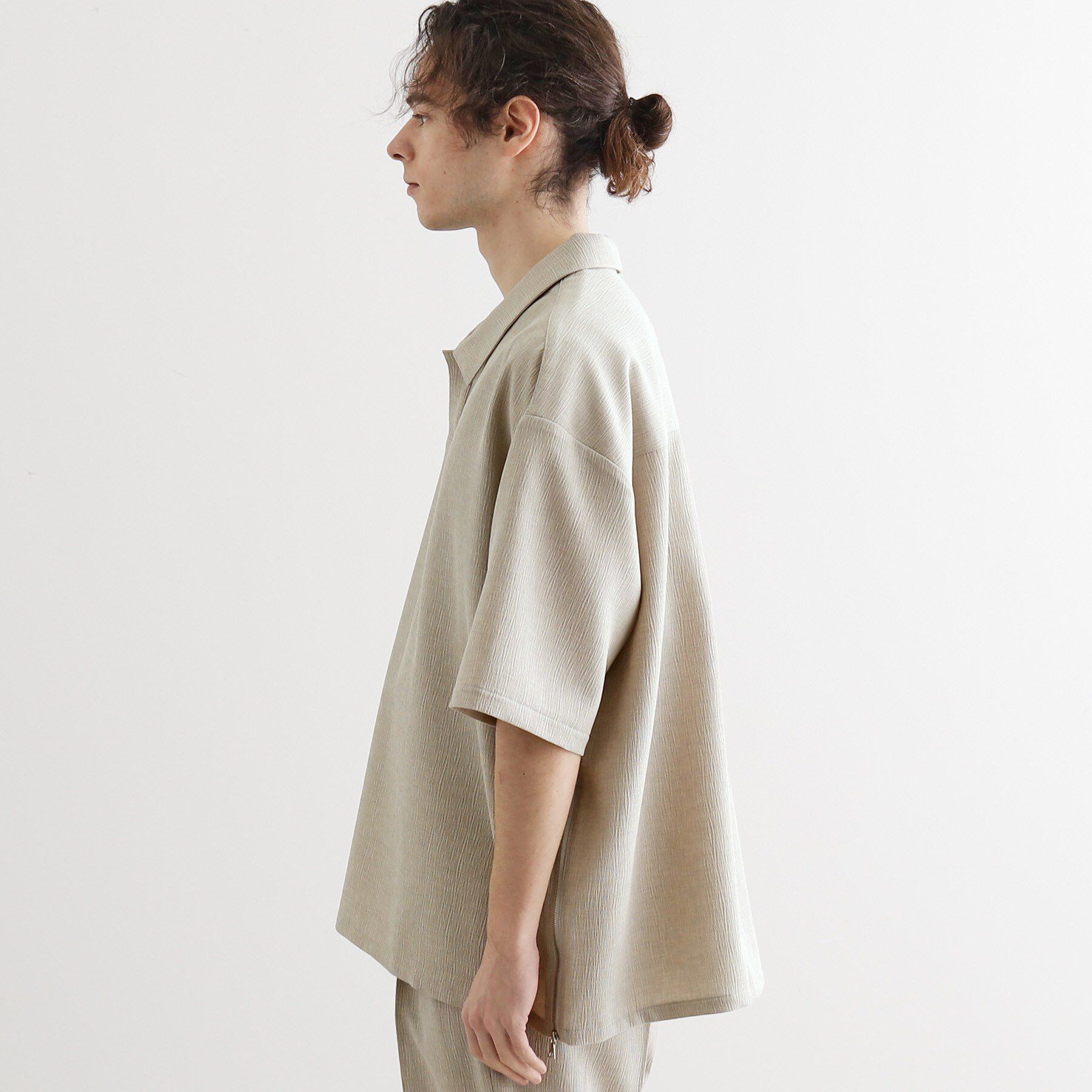 tk.TAKEO KIKUCHI「◆【セットアップ対応】テッククレープスキッパーシャツ」|シャツ・ブラウス|