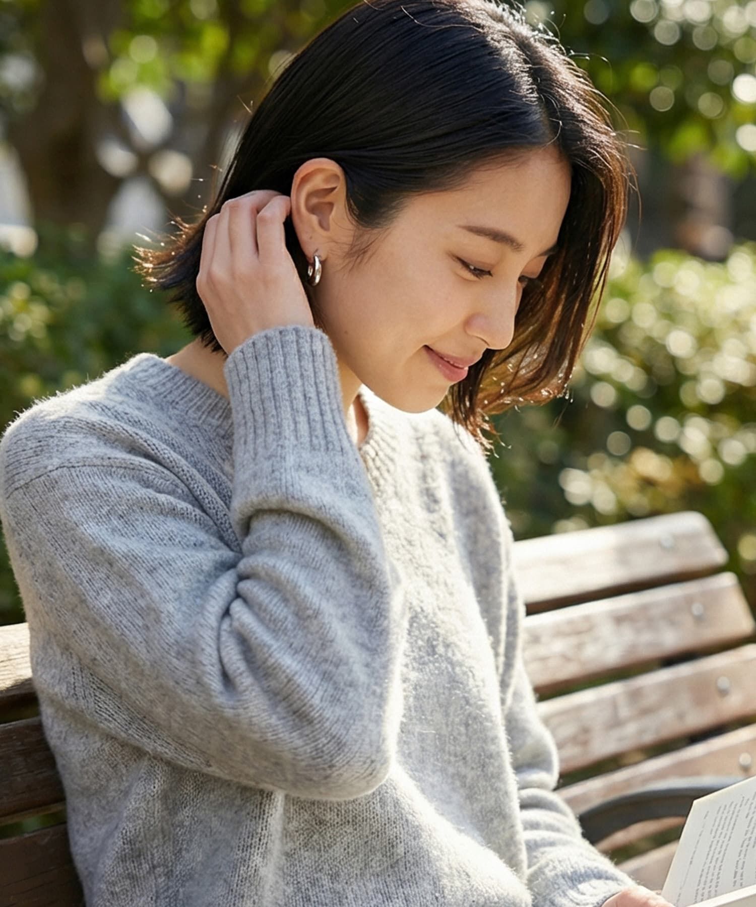STYLE DELI「【DELI by】カーブラインミニフープピアス」|ピアス|