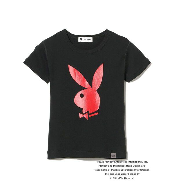 Ray BEAMS 「【別注】PLAY BOY / コンパクト Tシャツ」|Tシャツ・カットソー|BLACK