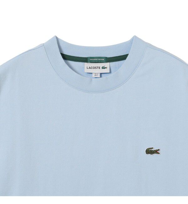 BEAMS「BEAMS｜【別注】LACOSTE / ロゴ Tシャツ｜50周年 別注アイテム｜ヘビー天竺素材｜バックプリント」|Tシャツ・カットソー|