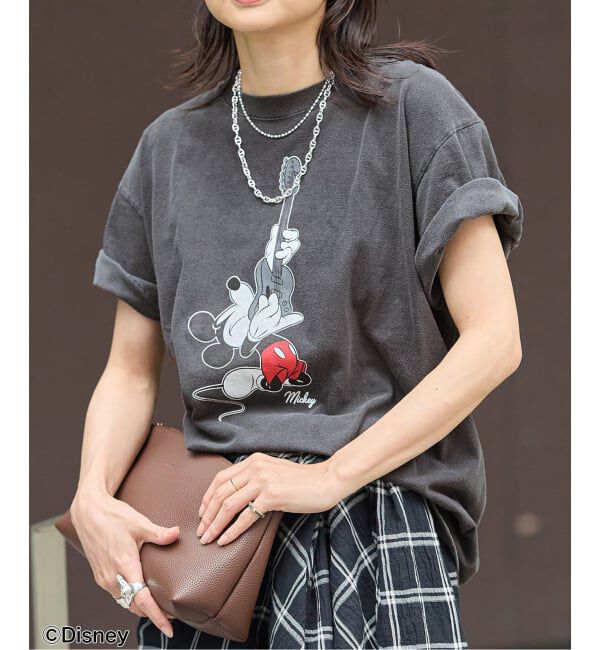 JOURNAL STANDARD「MICKEY /JS ROCK  Tシャツ」|Tシャツ・カットソー|ブラック A