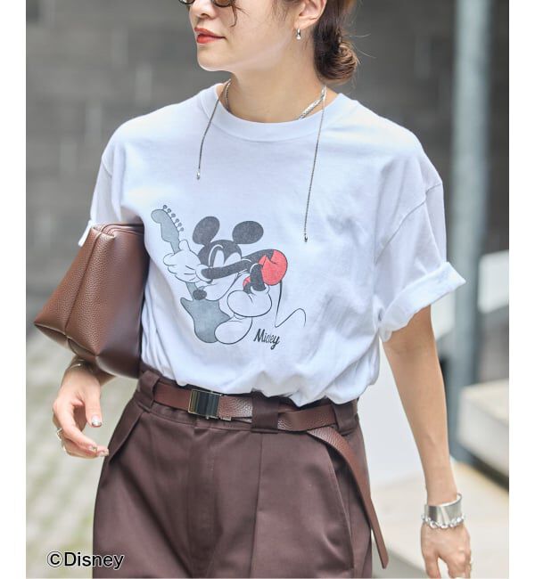 JOURNAL STANDARD「MICKEY /JS ROCK  Tシャツ」|Tシャツ・カットソー|ホワイト