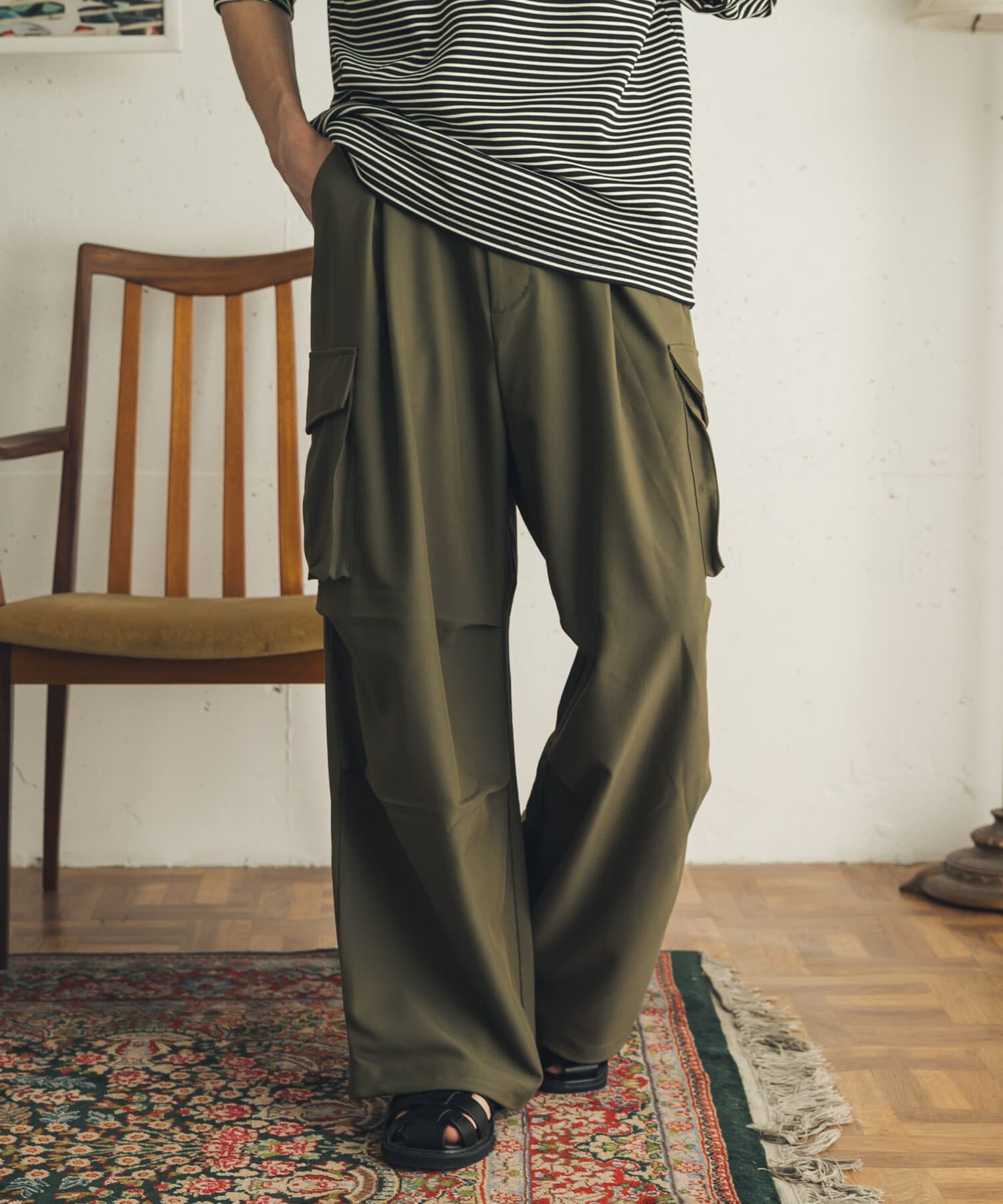 SENSE OF PLACE by URBAN RESEARCH「ワイドカーゴパンツ」|その他|