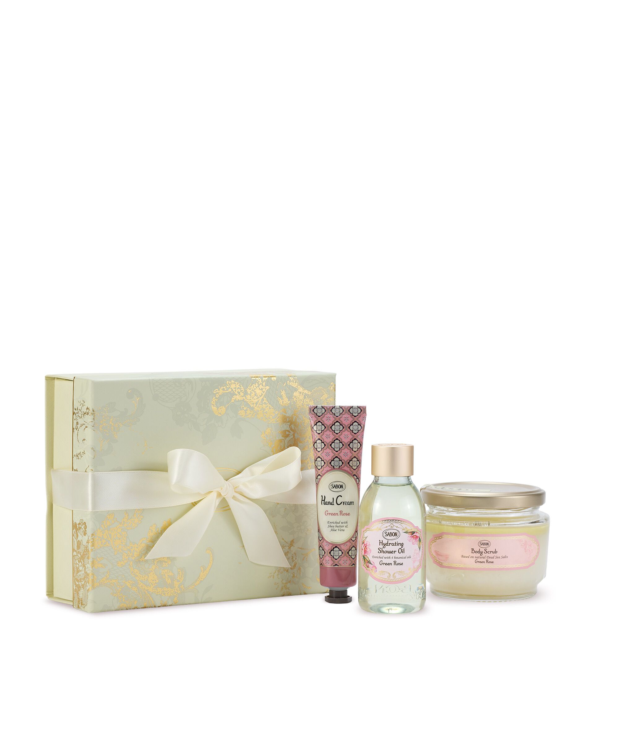 SABON「ｽｲｰﾄﾎﾞﾃﾞｨｷｯﾄ ｸﾞﾘｰﾝ･ﾛｰｽﾞ」|入浴剤・バスグッズ|グリーン・ローズ