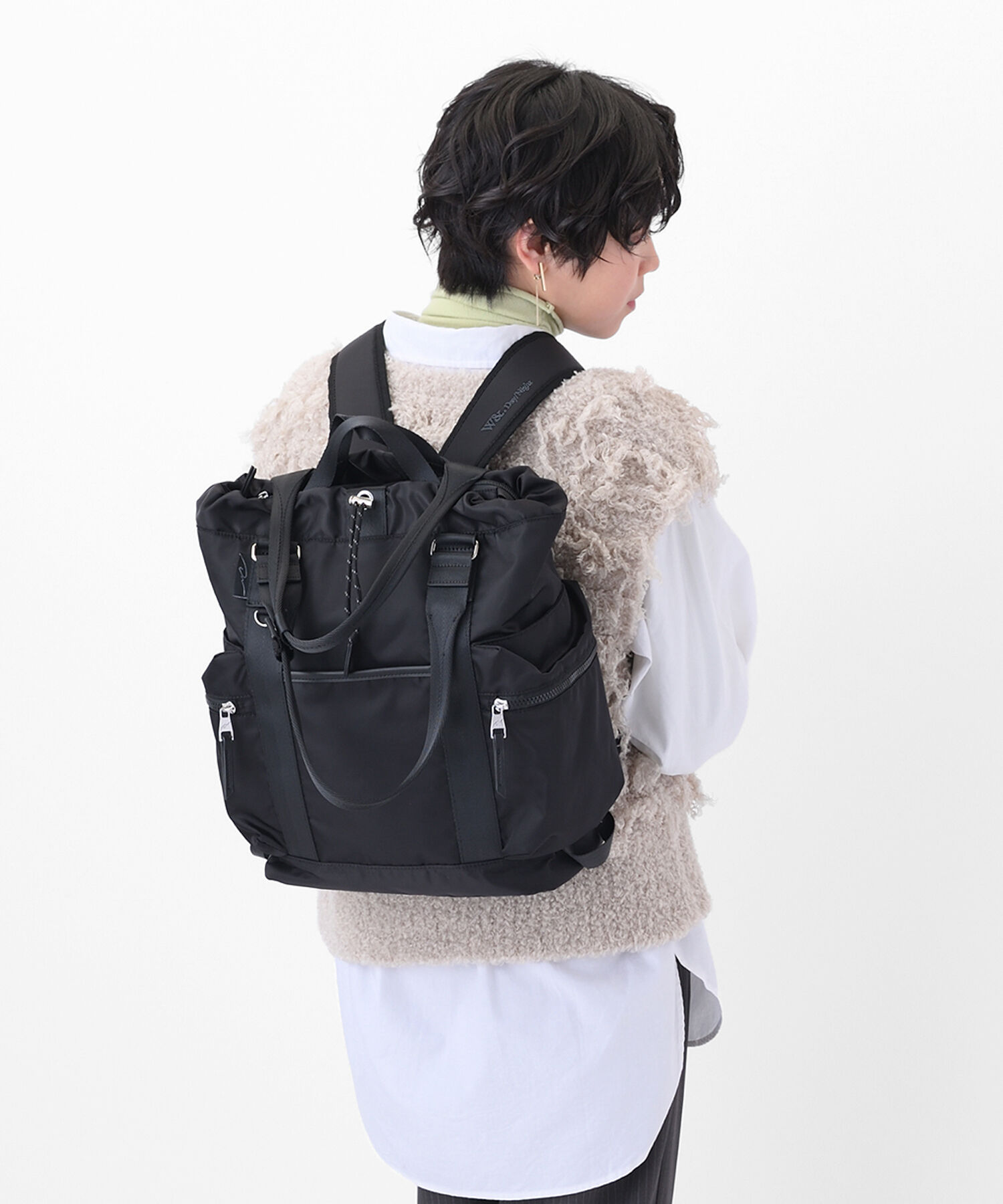W&.Day/Night「W&.Day/Night アワイ 2WAY トート リュックサック A4サイズ 13.3インチPC収納 20501」|トートバッグ|