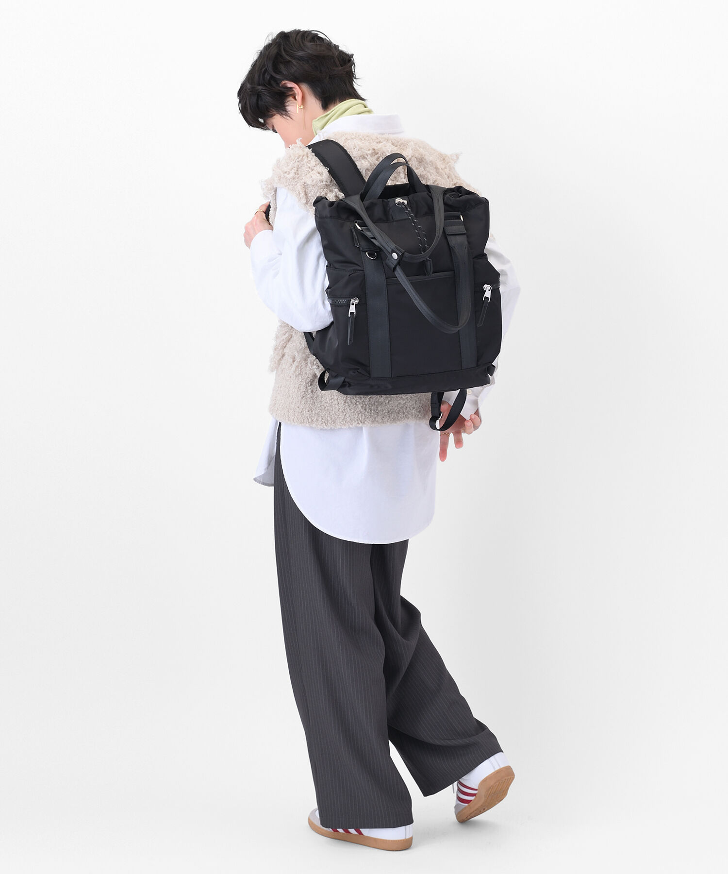 W&.Day/Night「W&.Day/Night アワイ 2WAY トート リュックサック A4サイズ 13.3インチPC収納 20501」|トートバッグ|