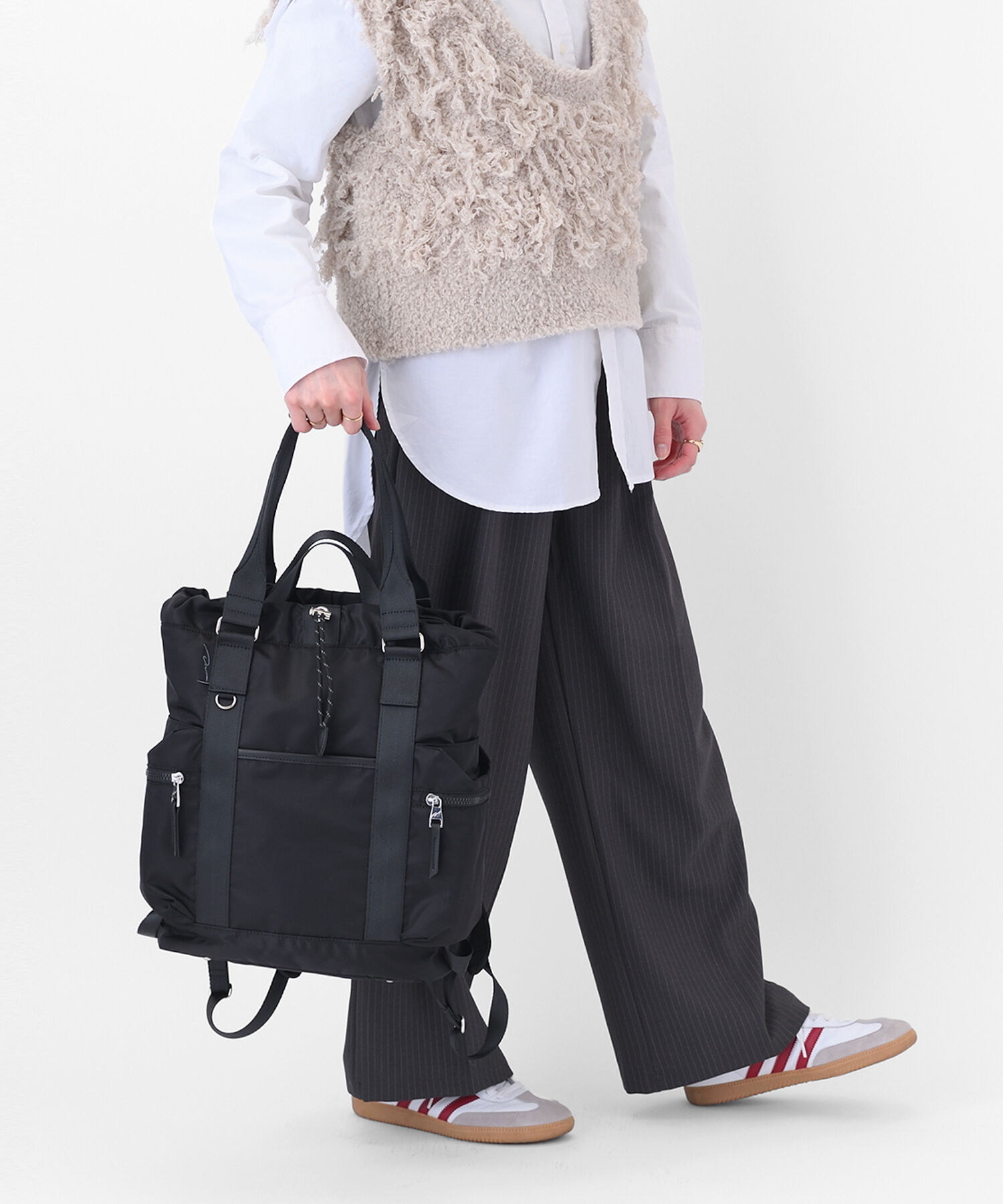 W&.Day/Night「W&.Day/Night アワイ 2WAY トート リュックサック A4サイズ 13.3インチPC収納 20501」|トートバッグ|