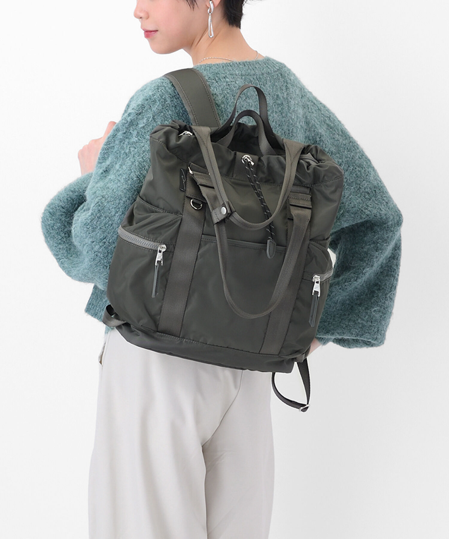 W&.Day/Night「W&.Day/Night アワイ 2WAY トート リュックサック A4サイズ 13.3インチPC収納 20501」|トートバッグ|