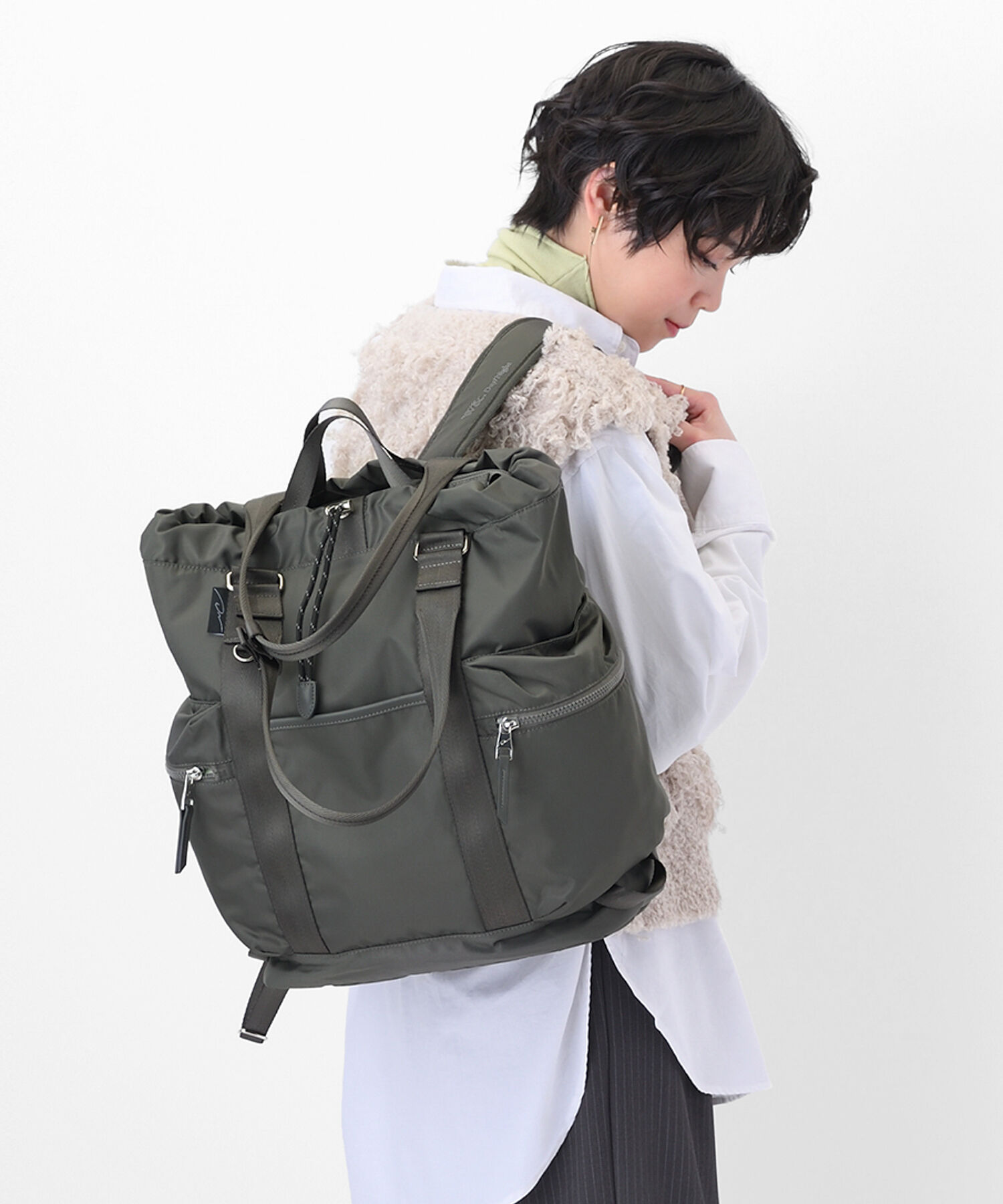 W&.Day/Night「W&.Day/Night アワイ 2WAYトート リュック A4サイズ 14.0インチPC収納 20502」|トートバッグ|